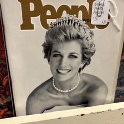 Vintage People Magazine Princess Diana