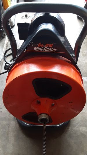 Photo General Wire Spring Comp General Wire MRP-B Mini-Rooter Pro Drain/Sewer Cleaning Machine 3/8