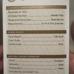 Natural GIA Diamond Earings