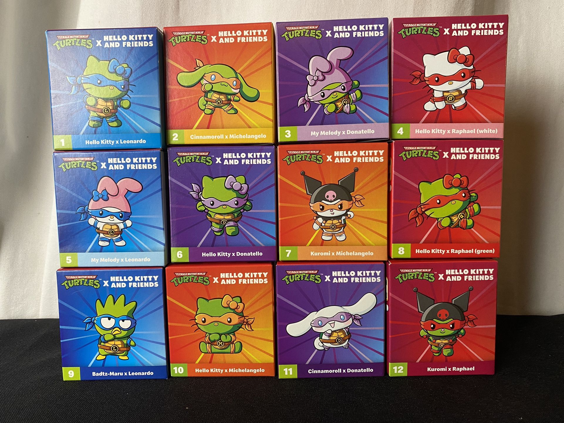 McDonalds X Hello Kitty X TMNT (Ninja Turtles) Complete Full Set