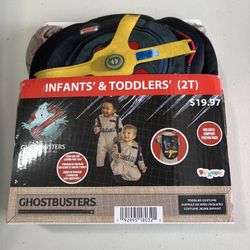 NEW Ghost Busters Halloween Costume For Toddlers 2T