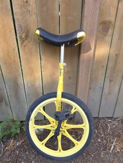 Yellow Jugglebug Unicycle