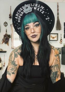 Vegan Felt Ouija Board Hat