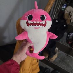 Pinkfong Baby Shark Song Plush Pink  WowWee Mommy Shark Tested Works
