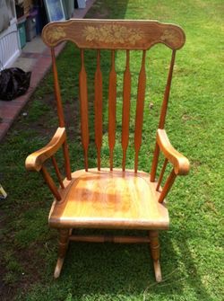 Wood rocker