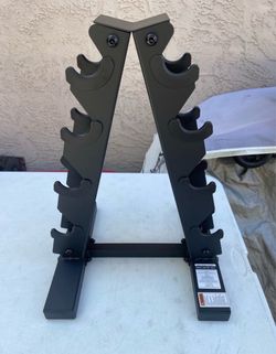 CAP A Frame-Style Dumbbell Stand, Black