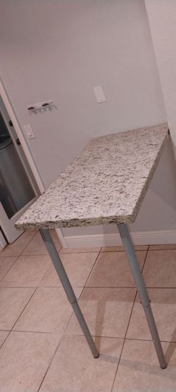 Granite countertop 47 1/4 by 24 inches with stand