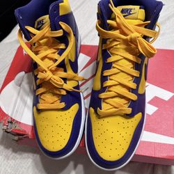 Nike Dunk High Lakers 