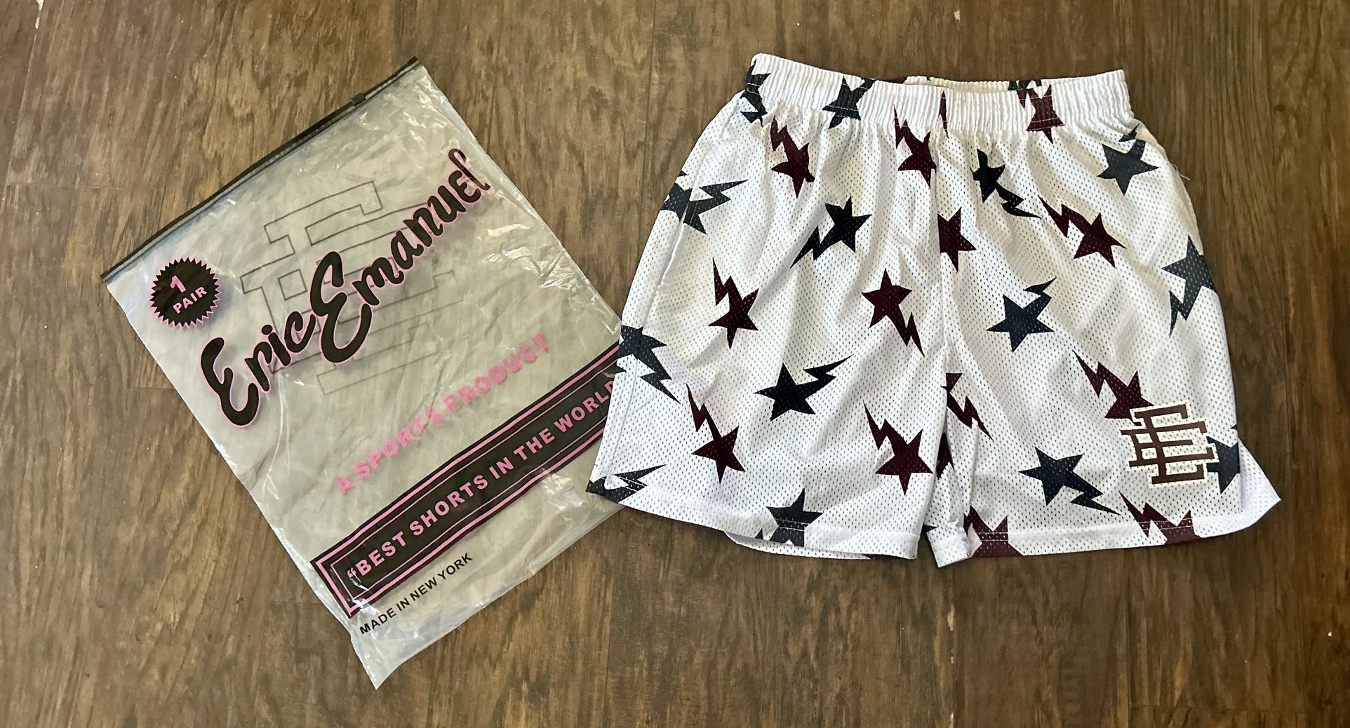 Eric Emanuel X Bape Shorts (Size L) 