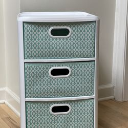 3-Drawer Rolling Storage Cart