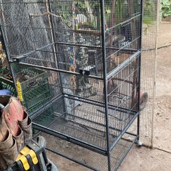 Jaula Para Pájaros Usada 