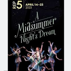2 Tickets — Awesome Seats To Midsummers Nights Dream 