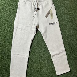 Light Oatmeal Essentials Sweatpants Size Small