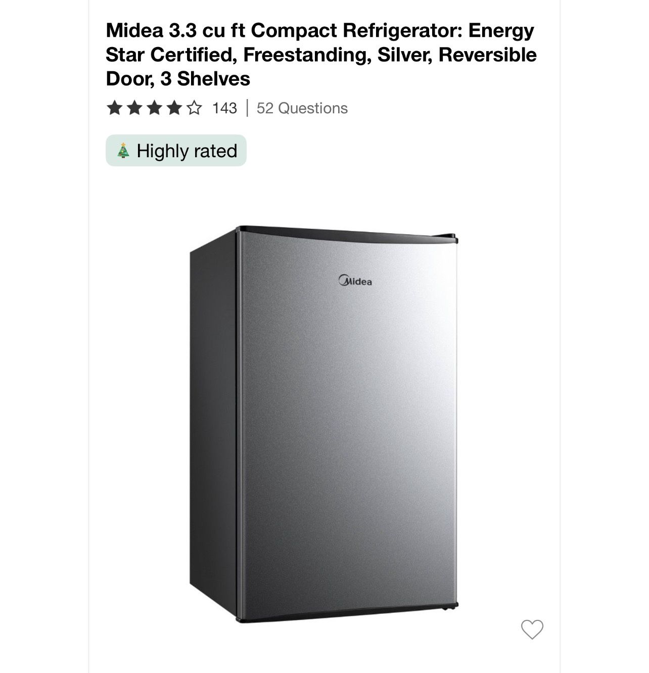 Midea Mini Fridge