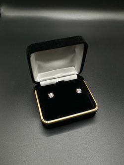 14K 1CTW Lab Diamond Stud Earrings