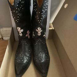 Black Boots El General Size 8  Woman 