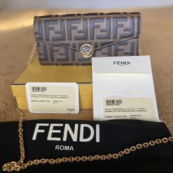 Fendi Wallet On Chain New / Full Set 