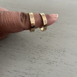 14 karat gold wedding bands