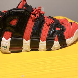 Red And Black Nike Up Tempos