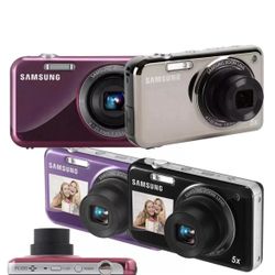 Samsung PL120 14.2 MP Dual LCD Vintage Digital Camera Selfie Screen