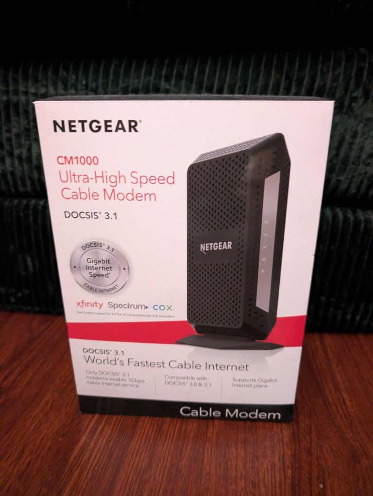 Netgear Ultra High Speed Cable Modem 