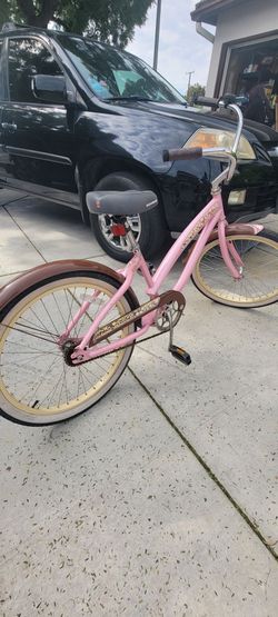 24" wheel Pink electra Pink Cruiser Bike