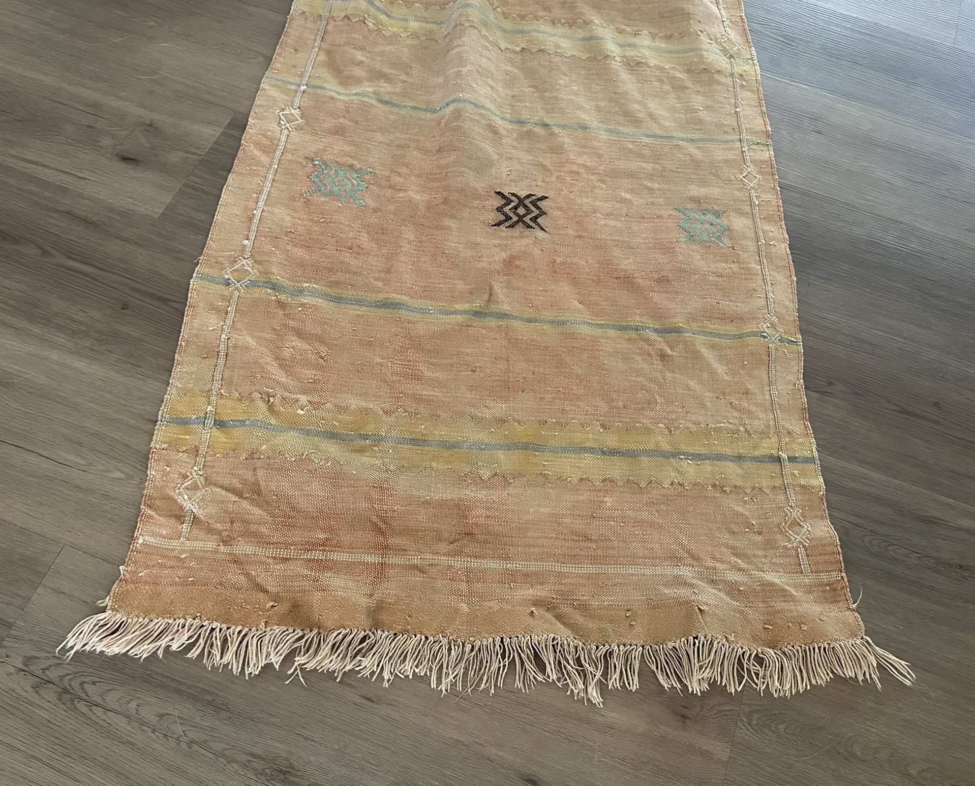 Antique Moroccan Rug Runner from Paris 9’ 