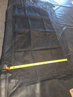 Black Mesh Storage Bags with Drawstring – 6 Pack 4x2 ft