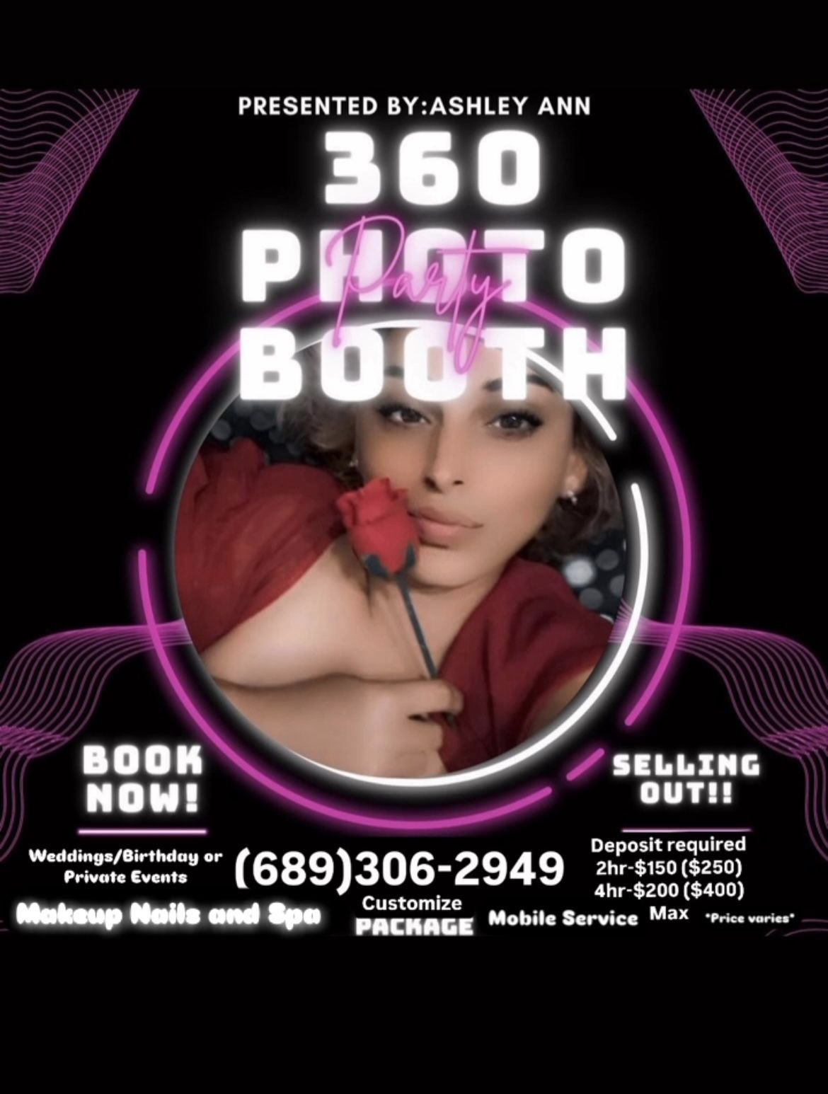 Call Now /holiday Events 360 Photobooth