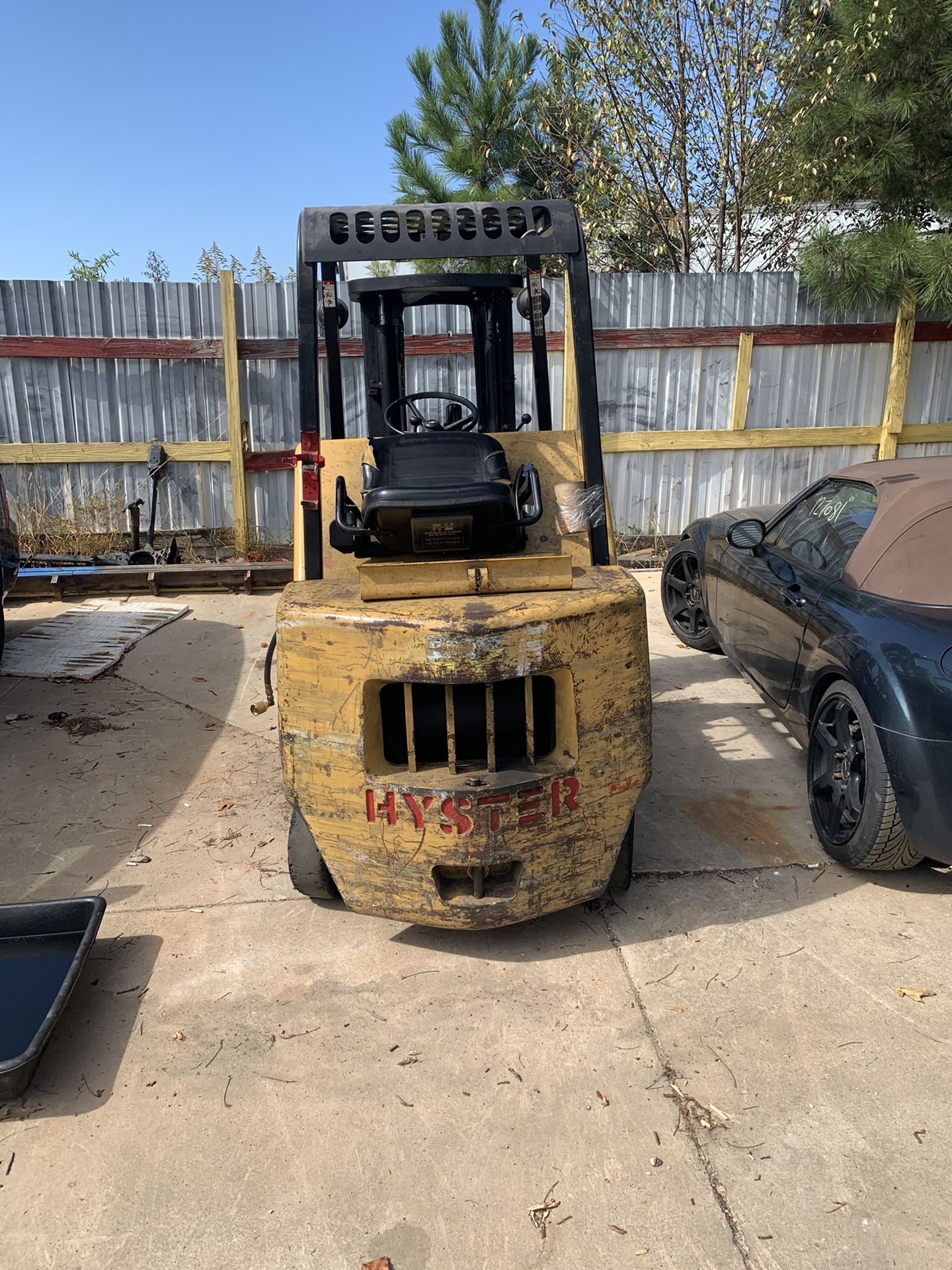 Hyster 50 3stage mass whit side shift