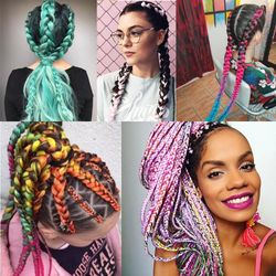 Colorful Kanekalon Braiding Hair 