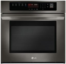 LG 30" Black Stainless Steel Single Electric Wall Oven New