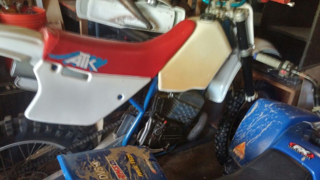 ATK 406 two stroke Rotax engine dirt bike