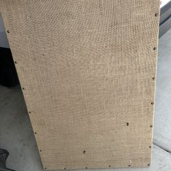 Burlap Cork Board 