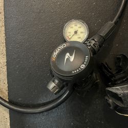 Aqua Lung Calypso Reg With Octopus And Secondary Aqua Ling BCD 