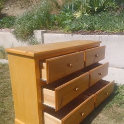 Solid Wood Dresser 