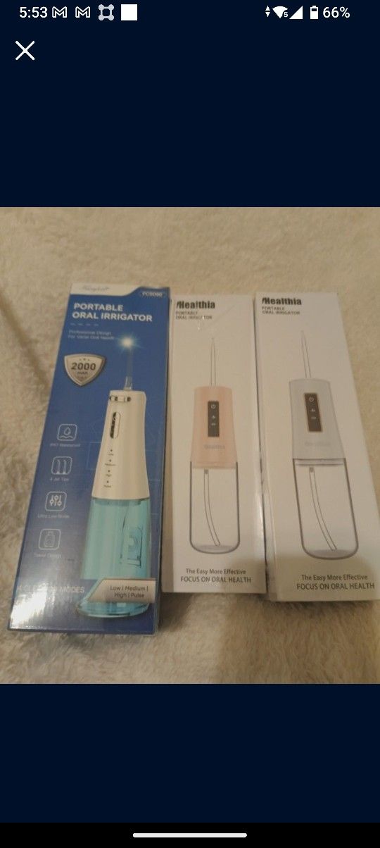 Water Dental Floss Blue One $15