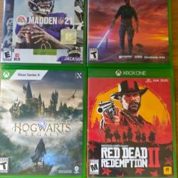 Xbox Series X & One Games Lot - Hogwarts Legacy, Jedi Survivor, RDR2, Madden 21