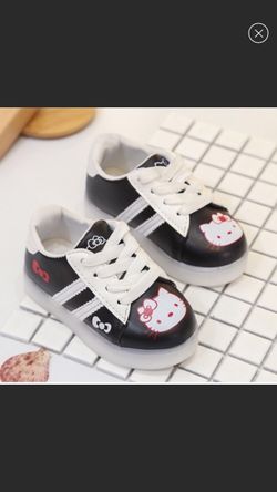 Brand new hello kitty black sneakers