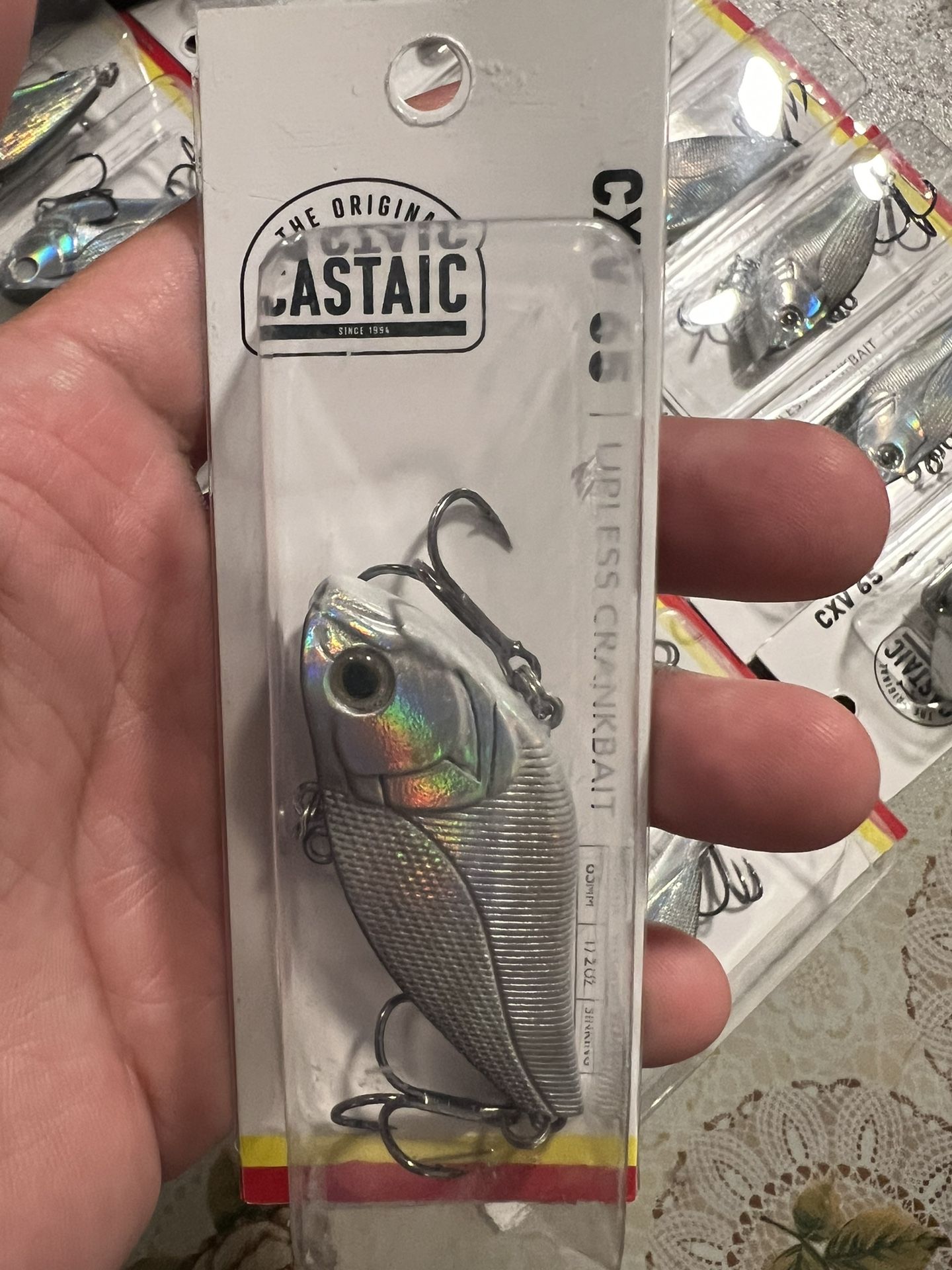Castaic Lipless Crankbait 1/2oz Chrome Black