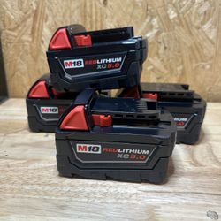 Milwaukee Battery ($60 Each)