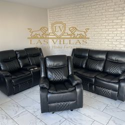 Reclining 3 Pieces New 
