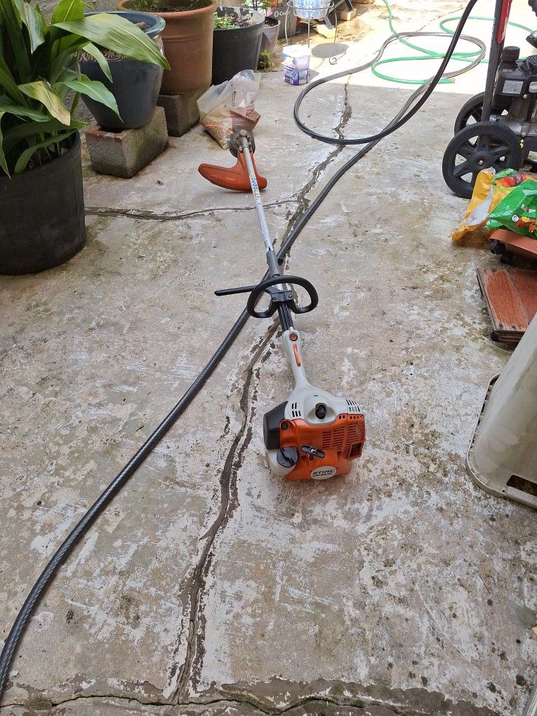 Trimmer Stihl KM 56RC gas work good Like New