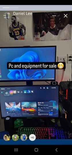 Gaming Pc , Accessories And Monitor