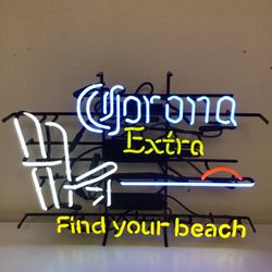 Corona Extra beer neon sign