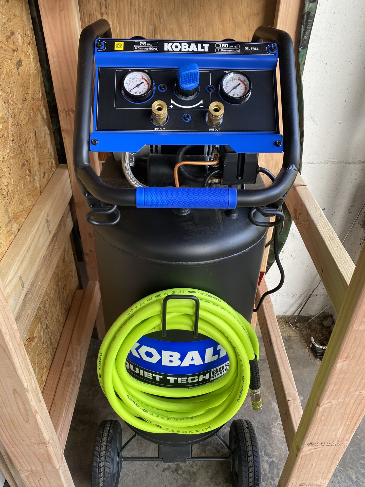 Kobalt quiet tech 26 gallon air compressor for Sale in SeaTac, WA OfferUp