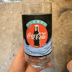 8 Vintage Coca Cola Polar Bear Glasses 