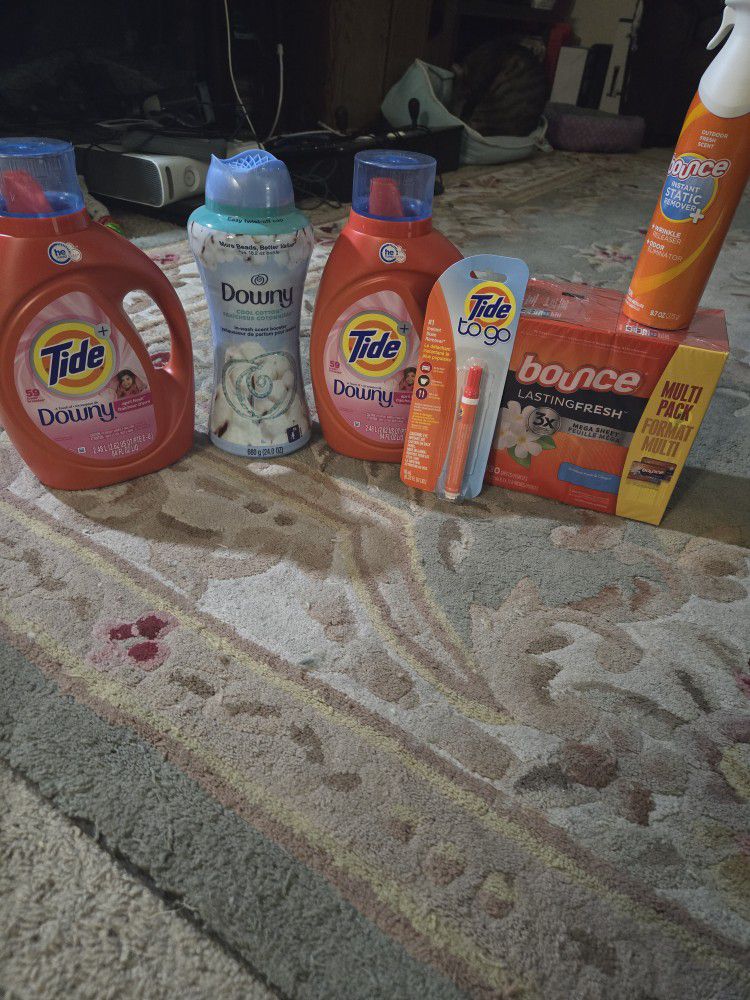 Tide + Downy Laundry Detergent, Bounce, Scent Beads