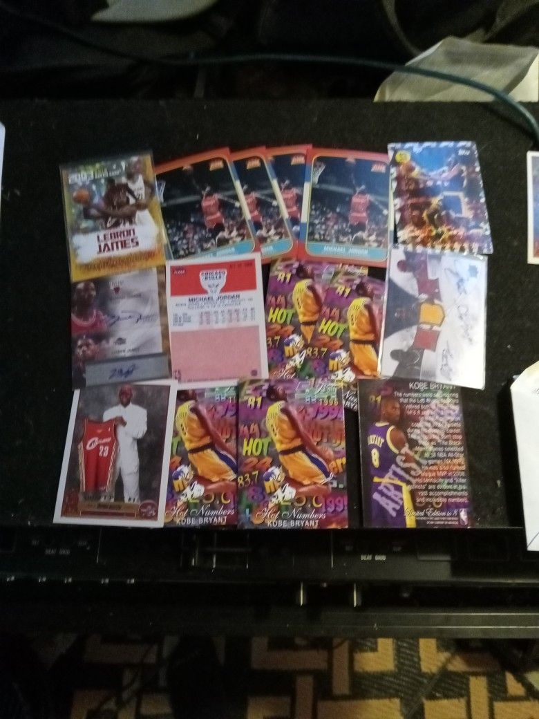 Michael Jordan Bryant LeBron _ 15 Cards