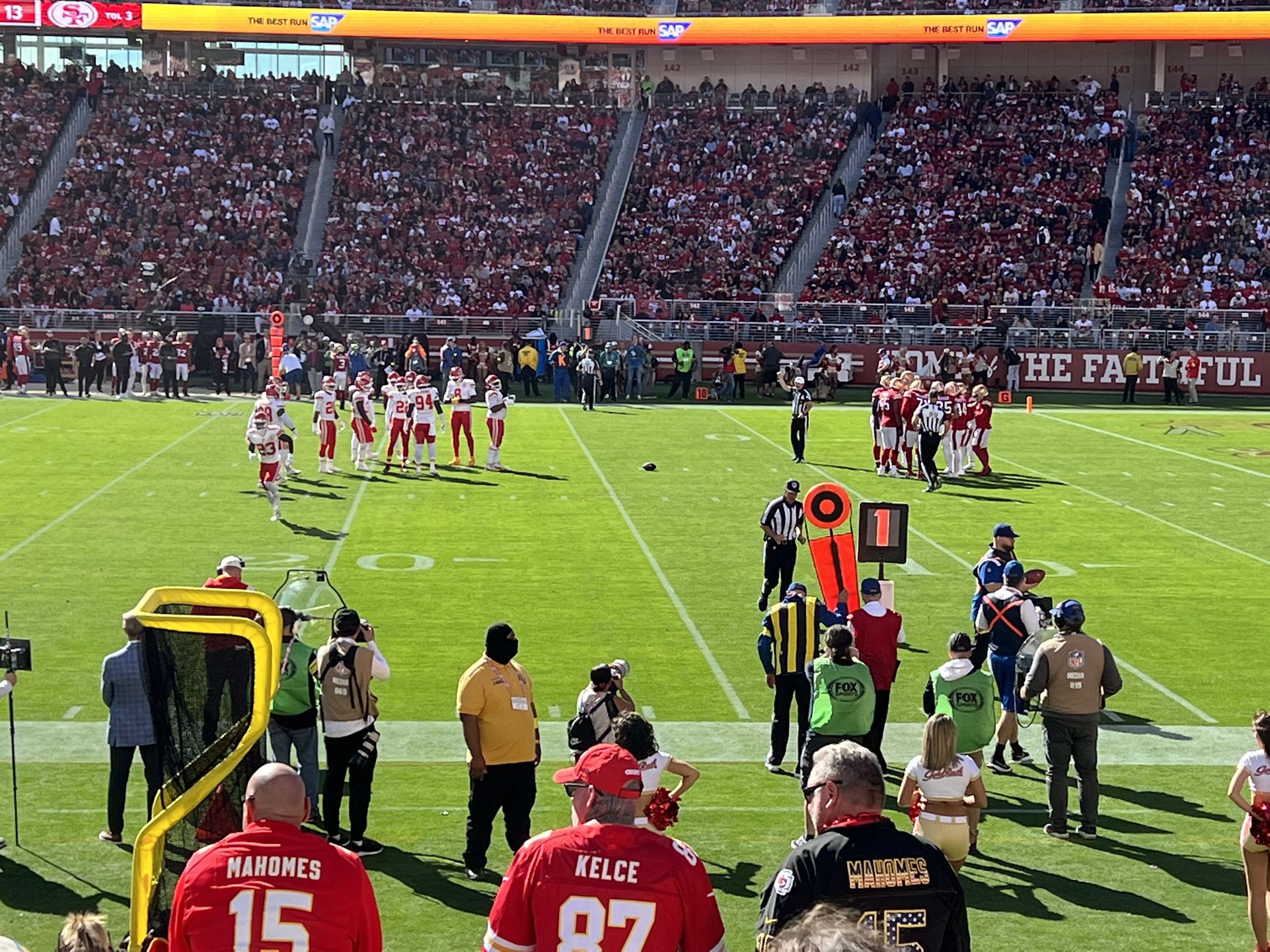 49ers vs. Dolphins - Section 111 Row 9 - Red Zone 2 Tickets $410 Each  OBO